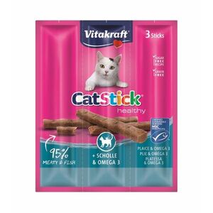 Vitakraft Cat Stick platýz a Omega 3 3x6 g obraz