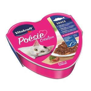 Vitakraft Poésie Création Sauce treska a těstoviny v rajčatové omáčce 85 g obraz