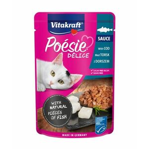 Vitakraft Poésie Délice Sauce treska 85 g obraz