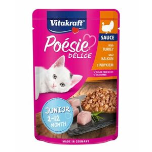 Vitakraft Poésie Délice Sauce Junior krůtí 85 g obraz