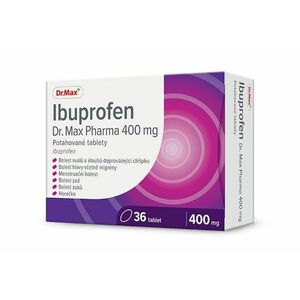 Dr. Max Ibuprofen 400 mg 36 potahovaných tablet obraz
