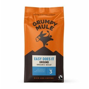 Grumpy Mule BIO SCA 83 Arabica mletá káva bez kofeinu 200 g obraz