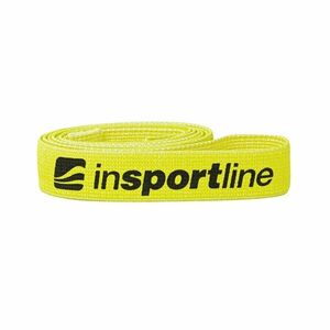 inSPORTline Posilovací guma Rand Medium 208x3, 3 cm / 6 kg fluo žlutá obraz