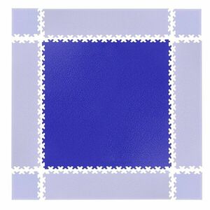 inSPORTline Puzzle zátěžová podložka Simple modrá obraz