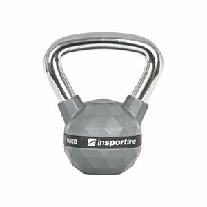 inSPORTline Pogumovaná činka Ketlebel PU 10kg obraz