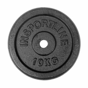 inSPORTline Litinové závaží Castblack 10 kg 30mm obraz
