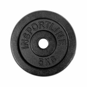 inSPORTline Litinové závaží Castblack 5 kg 30mm obraz