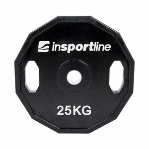 inSPORTline Pogumovaný kotouč Ruberton 25 kg 30 mm obraz