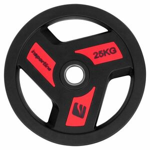 inSPORTline Pogumovaný olympijský kotouč Herk OL 25 kg 50 mm obraz