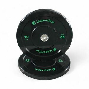 inSPORTline Gumový kotouč Bumper Plate Lite 10 kg 50 mm obraz