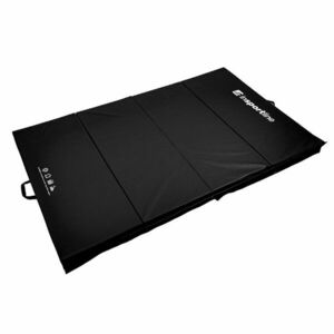 inSPORTline Skládací gymnastická žíněnka Kvadfold 200x120x5 cm černá obraz
