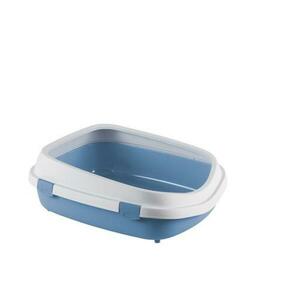 Stefanplast QUEEN 55x71x24, 5cm extra velká toaleta s rámem bílá/nebesky modrá obraz
