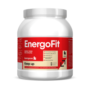 KOMPAVA Sportovní energetický nápoj EnergoFit 500g jablko-limetka obraz