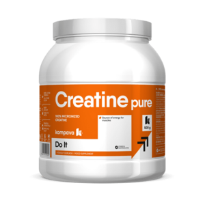 KOMPAVA Kreatin prášek bez příchuti CREATINE PURE 500 g / 100 porcí obraz