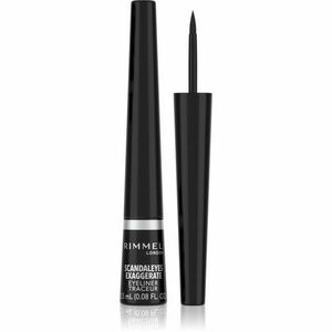 Rimmel Exaggerate Eyeliner tekuté oční linky odstín 100% Black 2, 5 ml obraz