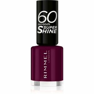 Rimmel 60 Seconds Super Shine lak na nehty odstín 712 Berry Pop 8 ml obraz