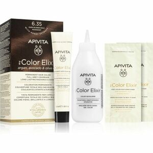Apivita My Color Elixir barva na vlasy bez amoniaku odstín 6.35 Dark Blonde Gold Mahogany 1 ks obraz