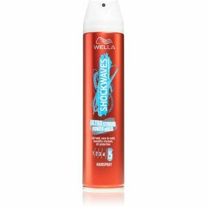 Wella Shockwaves Ultra Strong Power Hold lak na vlasy s extra silnou fixací 250 ml obraz