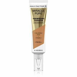 Max Factor Miracle Pure Skin dlouhotrvající make-up SPF 30 odstín 82 Deep Bronze 30 ml obraz