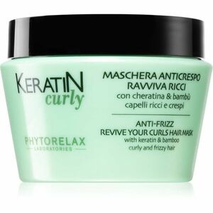 Phytorelax Laboratories Keratin Curly maska pro nepoddajné a kudrnaté vlasy proti krepatění 250 ml obraz