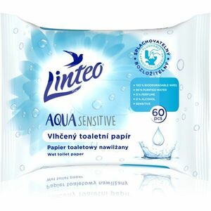 Linteo Aqua Sensitive vlhčený toaletní papír 60 ks obraz