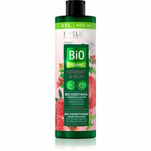 Eveline Cosmetics Bio Organic Granat & Acai regenerační kondicionér pro barvené a melírované vlasy 400 ml obraz