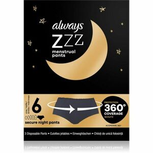 Always Secure Night Pants menstruační kalhotky 3 ks obraz