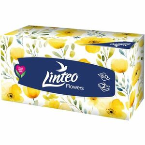 Linteo Paper Tissues Two-ply Paper, 150 pcs per box papírové kapesníky 150 ks obraz