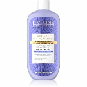 Eveline Cosmetics Retinol & Niacynamid intenzivně vyživující tělové mléko s vyhlazujícím efektem 350 ml obraz
