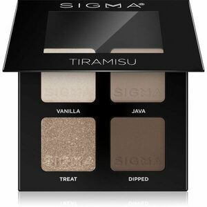 Sigma Beauty Quad paletka očních stínů odstín Tiramisu 4 g obraz