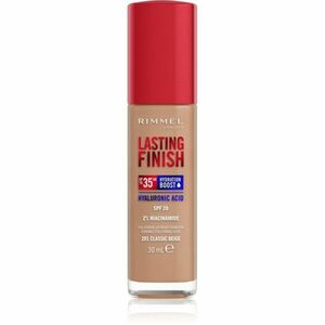 Rimmel Lasting Finish 35H Hydration Boost hydratační make-up SPF 20 odstín 201 Classic Beige 30 ml obraz