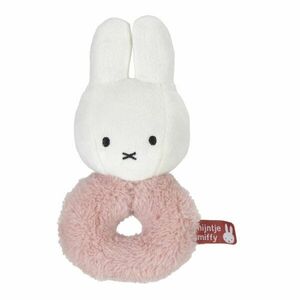 Little Dutch Plush Rattle Miffy Fluffy Pink chrastítko 1 ks obraz