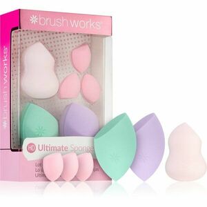 Brushworks Assorted Complexion houbička na make-up obraz