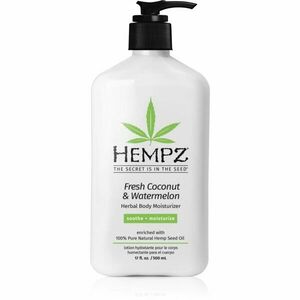 HEMPZ Fresh Coconut & Watermelon hydratační tělové mléko 500 ml obraz