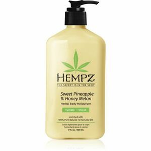 HEMPZ Sweet Pineapple Honey Melon hydratační tělové mléko 500 ml obraz