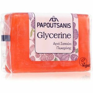 PAPOUTSANIS Glycerine Red tuhé mýdlo na tělo 125 g obraz