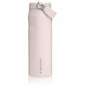 Stanley IceFlow™ Flip Straw Bottle nerezová láhev na vodu s brčkem Rose Quartz 710 ml obraz