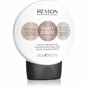 Revlon Professional Nutri Color Filters Metal-Ice vyživující tónovací maska pro profesionální použití 240 ml obraz