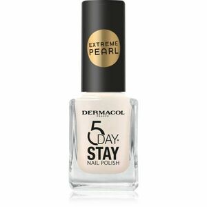 Dermacol 5 Day Stay Extreme Pearl lak na nehty s perleťovým leskem odstín 1 11 ml obraz