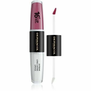 Dermacol 16H Lip Colour dlouhotrvající rtěnka a lesk na rty odstín 07 2x4 ml obraz