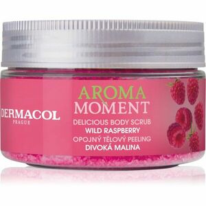 Dermacol Aroma Moment Wild Raspberry cukrový tělový peeling s vůní malin 200 g obraz