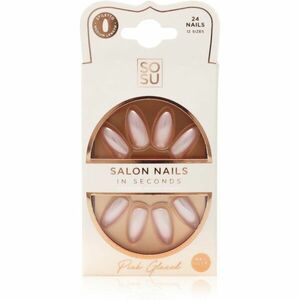 SOSU Cosmetics Salon Nails umělé nehty odstín Pink Glazed 24 ks obraz