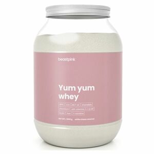 GYMBEAM BeastPink Yum yum whey protein bílá čokoláda kokos 1000 g obraz