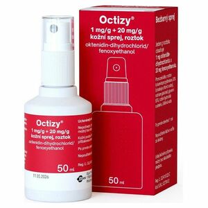 OCTIZY 1mg/g+20mg/g kožní sprej, roztok 50 ml obraz