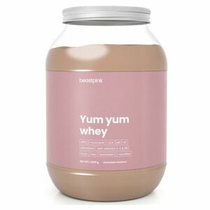 GYMBEAM BeastPink Yum yum whey protein čokoláda lískový oříšek 1000 g obraz
