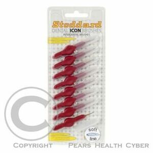 Stoddard mezizubní kartáček červený 0.45 mm 8 ks obraz