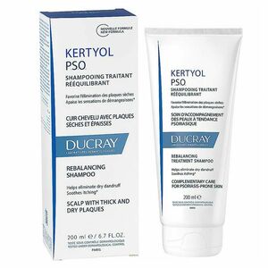 DUCRAY Kertyol P.S.O. Pečující šampon navracející rovnováhu vlasové pokožce při psoriáze 200 ml obraz