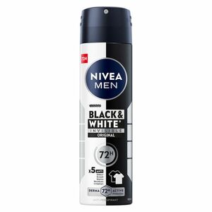 NIVEA Men Invisible Black & White Original Sprej antiperspirant 150 ml obraz