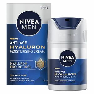 NIVEA Men Hyaluron Hydratační pleťový krém proti vráskám 50 ml obraz
