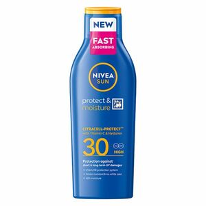 NIVEA Sun Protect & Moisture Mléko na opalování SPF30 200 ml obraz